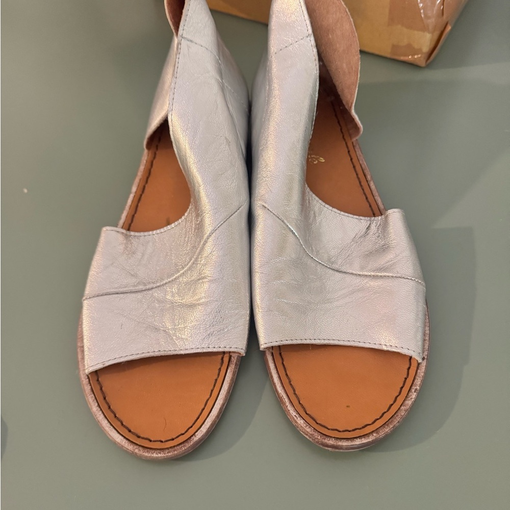 Free People Silver Sandals